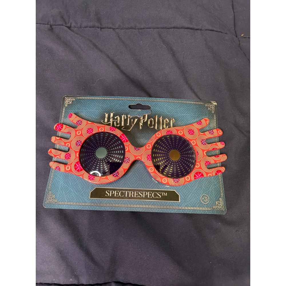 NEW Harry Potter Spectrespecs Novelty Glasses OS Pink Luna Lovegood Elipe